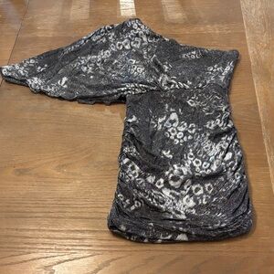 Eclipse Black and Gray Mini Dress